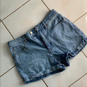Forever 21 Denim Mom Shorts